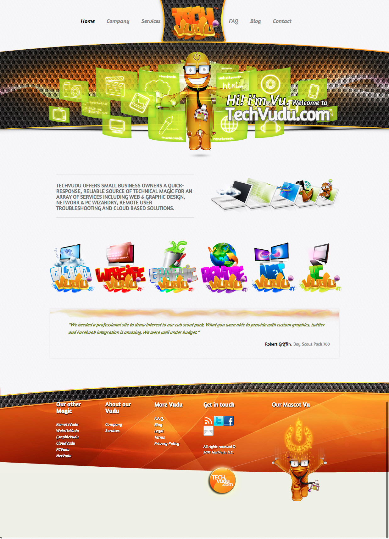 TechVudu main Website Design